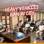 Commissioner Orders Heavy Vehicle Ban during peak hours—Violators to face legal charges, (₹4.17 lakh in fines already collected for 2025)!