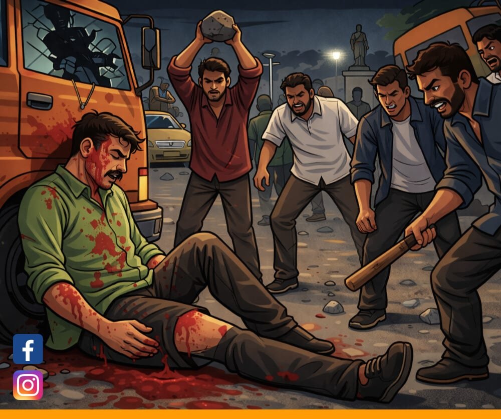 Lorry Driver Seriously Injured in Alleged Assault in Belagavi