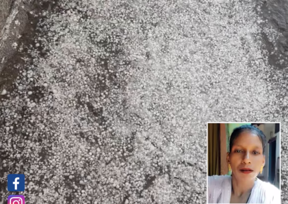 Unseasonal Hailstorm Turns Fatal in Belagavi District; One Dead, One Injured